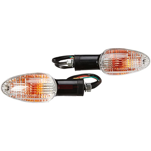 Honda Shine Rear Left Indicator Assembly Natural Lens (Pack of 1) Minda / Fiem