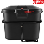 Studds Side Box Mobike Luggage 100cc Super Box with Universal Fitment Clamp (Matt Black)