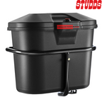 Studds Side Box Mobike Luggage 100cc Super Box with Universal Fitment Clamp (Matt Black)