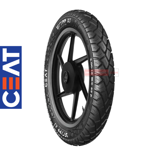 140/70-17 63P Ceat Grip X3 Tubeless Tyre Rear Genuine Tyre