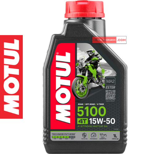 MOTUL 5100 15W-50 4T Engine Oil 1L Genuine Engine Oils