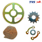 TVS XL Super Chain Sprocket Kit TVS Genuine Parts