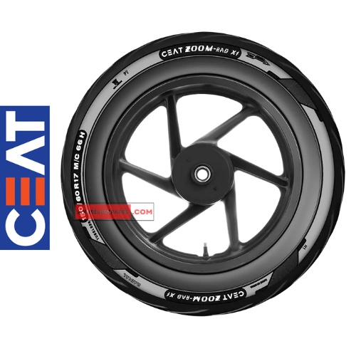 150/60 R17 Ceat Zoom Rad X1 66H Tubeless Bike Tyre Rear Fitment Genuine Ceat Tyres