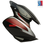 Bajaj Discover 100 Headlight Visor Black - Red SAI Genuine Visor (3D Type)