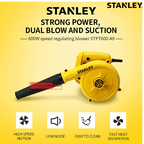 Stanley Variable Speed Blower STPT600 600w (Blower Cum Vaccum Cleaning)