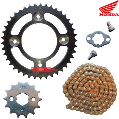 Honda CP Shine Chain Sprocket Kit BS4 Honda Genuine Parts