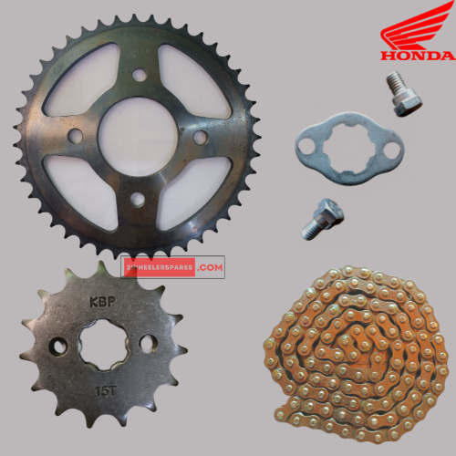 Honda Unicorn 160 BS4 Chain Sprocket Kit Honda Genuine Parts
