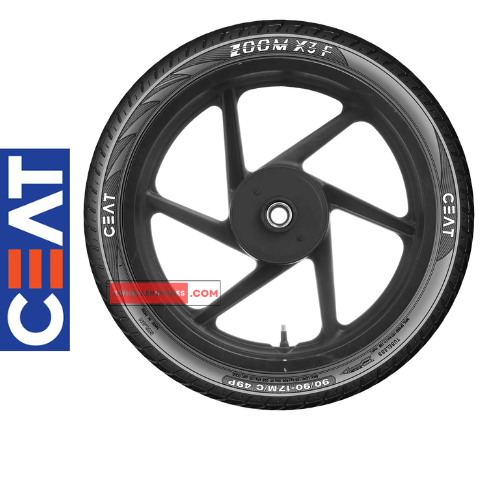 90/90-17 Ceat Zoom XF Tubeless Front Tyre 49P Genuine Ceat Tyres