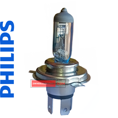 Philips Rally 12V 130/100W Halogen HS4 P43t Headlight Bulb Pack of 2 Genuine Halogen Bulbs