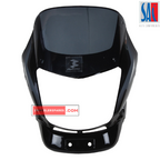 Platina Headlight Visor Black With Silver Sticker SAI Genuine Visor
