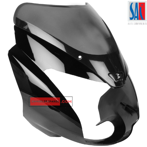 Pulsar 180 Headlight Visor Black SAI Genuine Visor