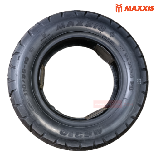 110/90-10 Maxxis M6310 Tubeless Tyre Rear Genuine Maxxis Tyres