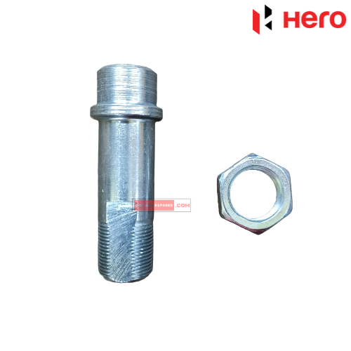 Splendor Half Axle With Nut Hero Genuine Parts