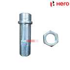 Splendor Half Axle With Nut Hero Genuine Parts