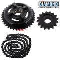Bullet 350 (O Ring) Royal Enfield Chain Sprocket Kit Diamond Genuine Parts