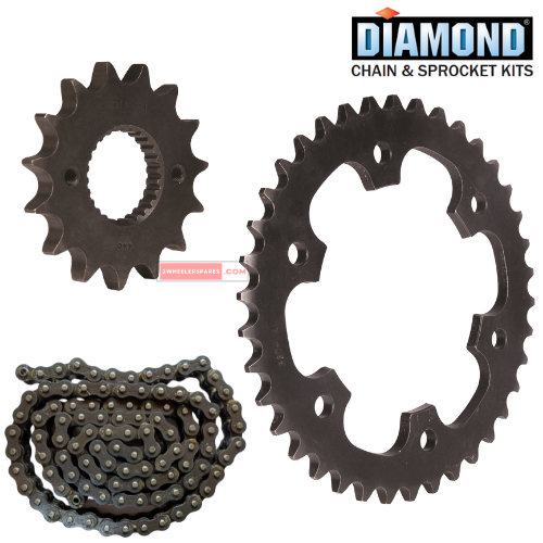Bullet Thunderbird 350 CC New Royal Enfield Chain Sprocket Kit Diamond Genuine Parts