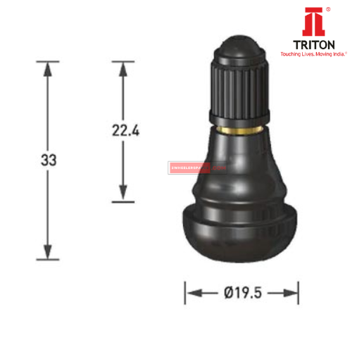 Tubeless Mouth Front and Back for Bikes (Neck Valve) Genuine Tubeless Mouth