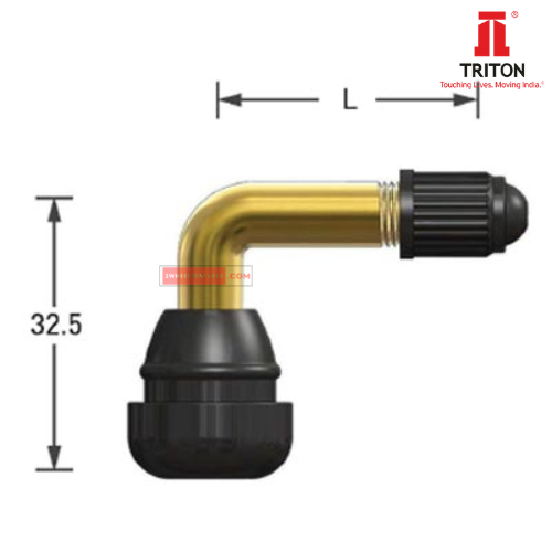 Tubeless Tyre Valve Front and Back for Scooters (Neck Valve) Genuine Tubeless Tyre Valves