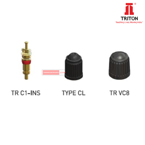 Tubeless Tyre Valve Front and Back for Scooters (Neck Valve) Genuine Tubeless Tyre Valves