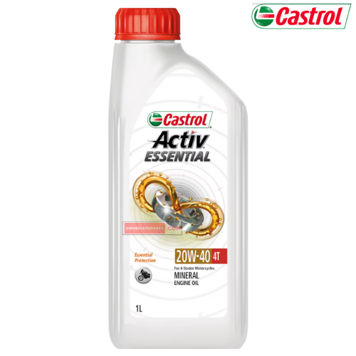 Castrol 20W-40 4T Engine Oil 1L Genuine Castrol Engine Oils