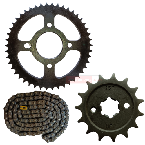 Pulsar NS 160 Twin Disc BS6 Bajaj Chain Sprocket Kit Bajaj Genuine Parts