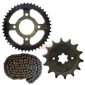Pulsar NS 125 Single Disc Bajaj Chain Sprocket Kit Bajaj Genuine Parts