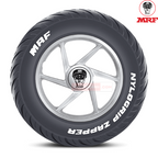 110/90-10 MRF Nylogrip Zapper Tubeless Tyre Rear Genuine MRF Tyres
