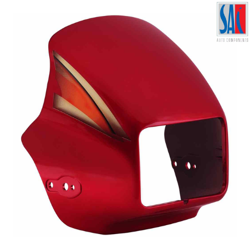 Splendor Pro Headlight Visor Red Genuine Headlight Visor