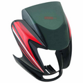 Passion Pro Headlight Visor Digital Meter Black With Red Sticker Genuine Headlight Visor