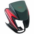 Passion Pro Headlight Visor Digital Meter Black With Red Sticker Genuine Headlight Visor