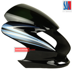 Passion Pro Headlight Visor Digital Meter Black With Blue Sticker Genuine Headlight Visor