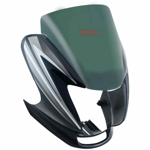 Passion Pro Headlight Visor Digital Meter Black With Grey Sticker Genuine Headlight Visor