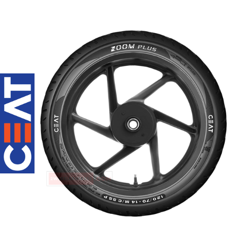 120/70-14 Zoom Plus F Tubeless Scooter Tyre Genuine Ceat Tyres