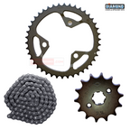Passion XTEC Chain Sprocket Kit Diamond Genuine Parts