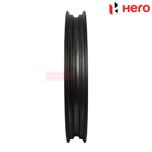 Splendor Plus Alloy Wheel Front Tubeless Black Hero Genuine Parts