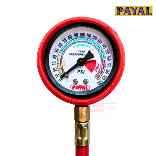 Pressure Gauge Hose Type 0 to 200 PSI Genuine Payal Equipment