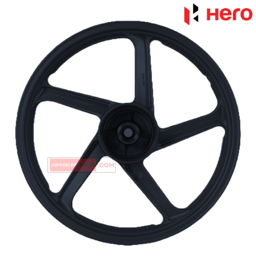 Splendor Alloy Wheel Rear Tubeless Black Hero Genuine Parts