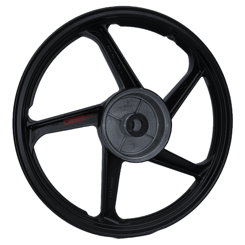 Splendor Pro Alloy Wheel Rear Tubeless Black Hero Genuine Parts