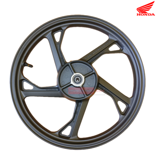 SP 125 BS6 Alloy Wheel Rear Tubeless Black Honda Genuine Parts