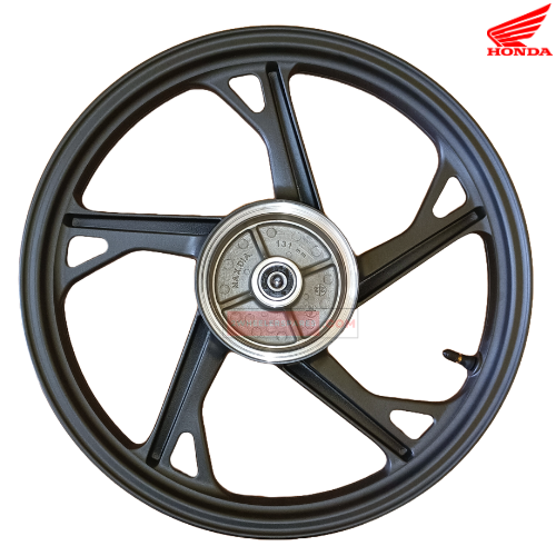 SP 125 BS6 Alloy Wheel Rear Tubeless Black Honda Genuine Parts