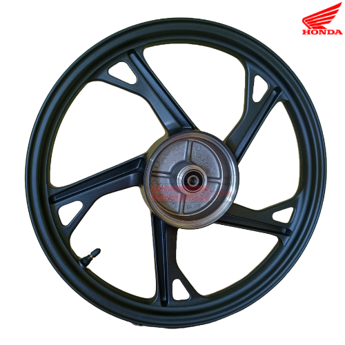 SP 125 BS6 Alloy Wheel Rear Tubeless Black Honda Genuine Parts