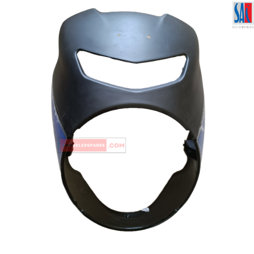 CT110X Visor Black With Blue Bajaj Sai Genuine Parts