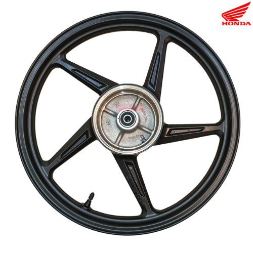 Shine Alloy Wheel Rear Tubeless Black Honda Genuine Parts