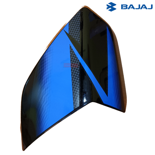 Pulsar 150 BS6 Blue Color Tank Flap Right (Tank Scoop) Bajaj Genuine Parts