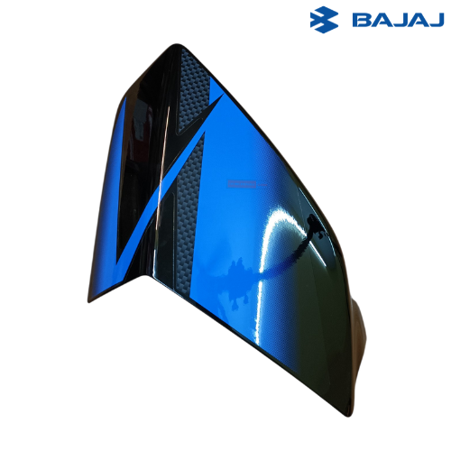 Pulsar 150 BS6 Blue Color Tank Flap Left (Tank Scoop) Bajaj Genuine Parts