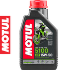MOTUL 5100 15W-50 4T Engine Oil 1L Genuine Engine Oils
