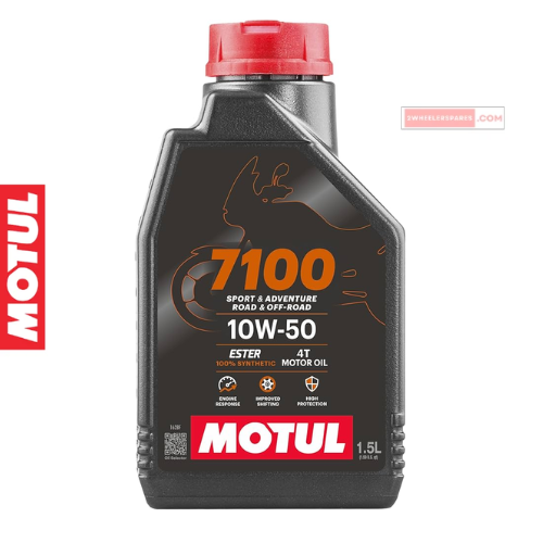 MOTUL 7100 10W-50 4T Engine Oil 1.5L Combo Pack Motomarvel Offer