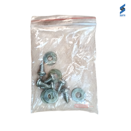 Glamour Latest Rear Cowl Black With Red (Type 5) Sai Genuine Rear Cowl