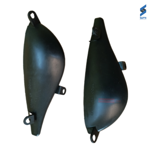 Glamour Latest Rear Cowl Black With Red (Type 5) Sai Genuine Rear Cowl