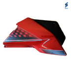 Glamour Latest Side Cowl Black With Red (Type 6) Sai Genuine Side Cowl
